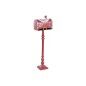 Decorazione Natalizia DKD Home Decor Bianco Nero Rosso Verde Cassetta della posta 33 x 18 x 100,5 cm
