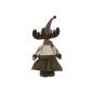 Adorno Navideño Home ESPRIT Marrón Verde Reno 25 x 15 x 55 cm (2 Unidades)