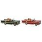 Decorazione Natalizia Home ESPRIT Rosso Verde 37 x 15,5 x 12 cm (2 Unità)