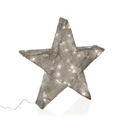 Decorazione Natalizia Versa Argentato 5 x 30 x 30 cm