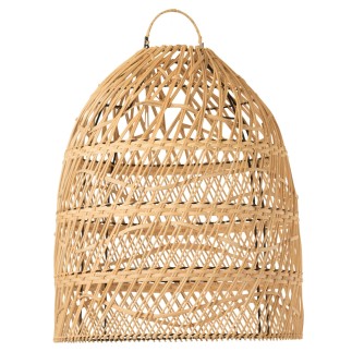 Pantalla Wave de madera natural 40x40x45 cm