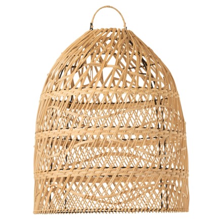 Pantalla Wave de madera natural 40x40x45 cm