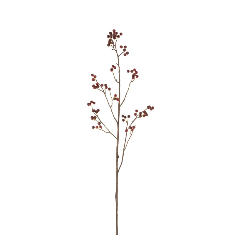 Lot de 6 branches de biens en plastique rouge 15x15x130 cm Lot de 6 branches de biens en plastique rouge 15x15x130 cm