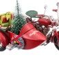 Decorazione Natalizia Rosso Multicolore Sidecar 19 x 14 x 13 cm