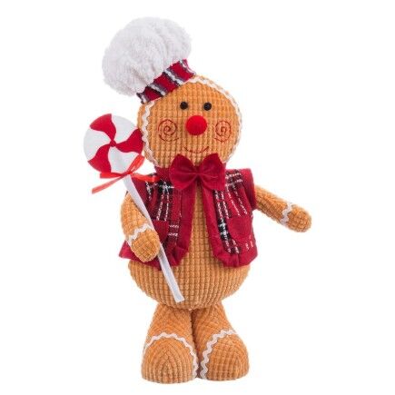 Bonhomme en pain d'épices Multicouleur 20 x 18 x 28 cm