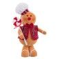 Bonhomme en pain d'épices Multicouleur 20 x 18 x 28 cm