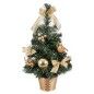 Sapin de Noël Or Vert PVC Ananas 26 x 26 x 50 cm