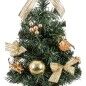 Sapin de Noël Or Vert PVC Ananas 26 x 26 x 50 cm