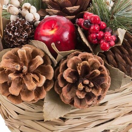 Decorazione Natalizia Multicolore Naturale 15 x 18 x 24 cm