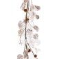 Guirlande de Noël Ivoire Plastique 7 x 7 x 120 cm