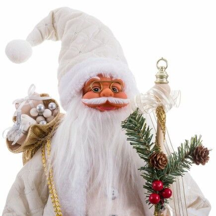 Papá Noel Blanco 25 X 17 X 60 CM