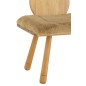 Banc enfant 2 places en forme d'ourson en bois beige 90x34x62 cm Banc enfant 2 places en forme d'ourson en bois beige 90x34x62 cm