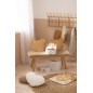 Banc enfant 2 places en forme d'ourson en bois beige 90x34x62 cm Banc enfant 2 places en forme d'ourson en bois beige 90x34x62 cm