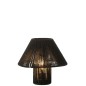 Lâmpada LED em algodão preto 21,2 x 21,2 x 18,7 cm Lâmpada LED em algodão preto 21,2 x 21,2 x 18,7 cm