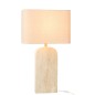 Lampada da tavolo in pietra beige 40x20x71 cm