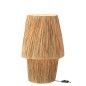 Lámpara de techo de madera beige 36x36x53 cm
