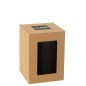 Lâmpada LED em metal preto 13,5 x 13,5 x 20 cm Lâmpada LED em metal preto 13,5 x 13,5 x 20 cm
