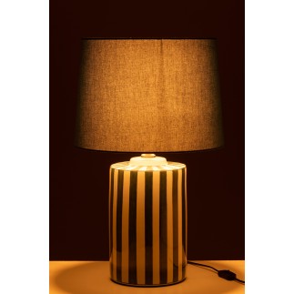 Lampe avec abat-jour en céramique verte  35x39x63 cm