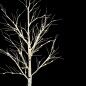Albero di Natale Bianco Metallo