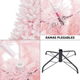 Sapin de Noël Rose PVC 70 x 70 x 180 cm