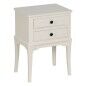 Comodino Bianco Legno di pino Legno MDF 43 X 33 X 60 CM