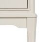 Comodino Bianco Legno di pino Legno MDF 43 X 33 X 60 CM