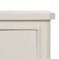Comodino Bianco Legno di pino Legno MDF 43 X 33 X 60 CM