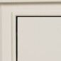 Comodino Bianco Legno di pino Legno MDF 43 X 33 X 60 CM