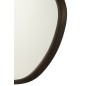Espelho irregular com moldura em madeira castanha 70x61cm Espelho irregular com moldura em madeira castanha 70x61cm
