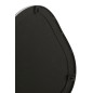 Espelho irregular com borda em metal preto 41x29 cm Espelho irregular com borda em metal preto 41x29 cm