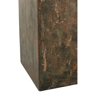 Présentoir rectangle en bois multicolore 40x40x70 cm