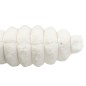 Coussin carré en polyester blanc 45x45x18 cm Coussin carré en polyester blanc 45x45x18 cm