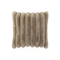 Coussin carré en polyester marron 45x45x18 cm Coussin carré en polyester marron 45x45x18 cm