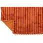 Plaid large en polyester rouille 180x130cm Plaid large en polyester rouille 180x130cm