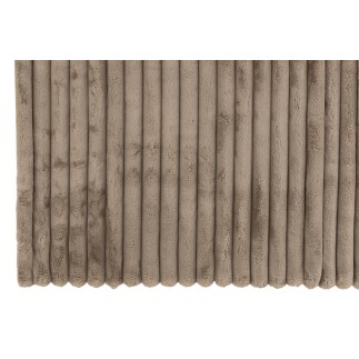 Plaid grande in poliestere color taupe 180x130cm