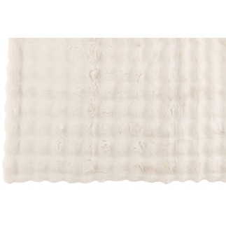 Plaid in poliestere bianco 180x130 cm