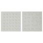Decoración de Pared Home ESPRIT Blanco Madera MDF Moderno 80 x 6,5 x 80 cm
