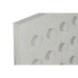 Decoración de Pared Home ESPRIT Blanco Madera MDF Moderno 80 x 6,5 x 80 cm