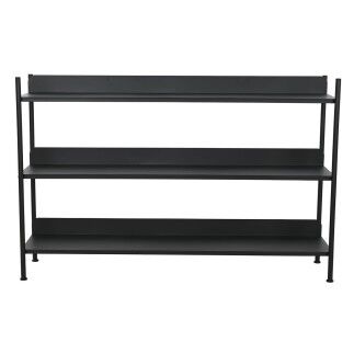Scaffale Home ESPRIT Nero Metallo 120 x 30 x 76 cm