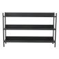 Scaffale Home ESPRIT Nero Metallo 120 x 30 x 76 cm
