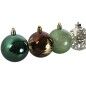 Bolas de Navidad Home ESPRIT Multicolor PVC 18 x 12 x 30 cm (30 piezas)
