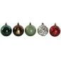 Bolas de Navidad Home ESPRIT Multicolor PVC 18 x 12 x 30 cm (30 piezas)