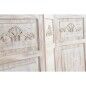 Paravento Home ESPRIT Bianco Abete Specchio 120 x 3 x 180 cm