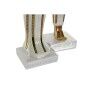 Figura Decorativa Home ESPRIT Blanco Dorado Resina Oriental Egipcio 10 x 9 x 52 cm (2 Unidades)