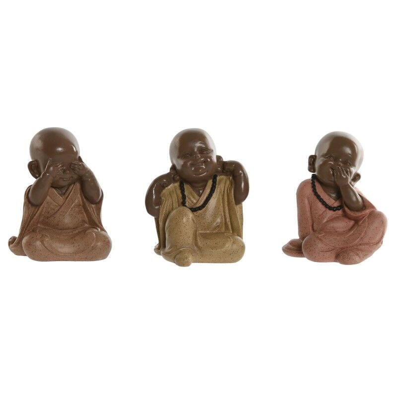 Figurine Décorative Home ESPRIT Orange Corail Citron Résine Moine Oriental 8,5 x 7 x 9,7 cm (3 Unités) Figurine Décorative Home ESPRIT Orange Corail Citron Résine Moine Oriental 8,5 x 7 x 9,7 cm (3 Unités)