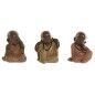 Figurine Décorative Home ESPRIT Orange Corail Citron Résine Moine Oriental 8,5 x 7 x 9,7 cm (3 Unités) Figurine Décorative Home ESPRIT Orange Corail Citron Résine Moine Oriental 8,5 x 7 x 9,7 cm (3 Unités)