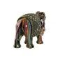 Figura Decorativa Home ESPRIT Multicolor Resina Elefante 31 x 14 x 22 cm