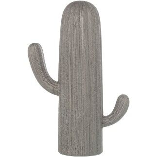 Figura Decorativa Alexandra House Living Plateado Cerámica 38 x 38 x 25 cm
