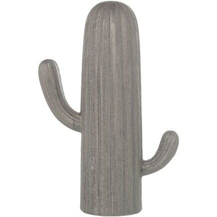 Figura Decorativa Alexandra House Living Plateado Cerámica 38 x 38 x 25 cm