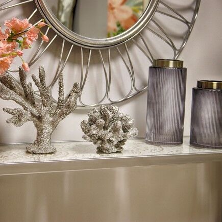 Statua Decorativa Alexandra House Living Grigio Acrilico Plastica Melammina 19 x 14 x 16 cm